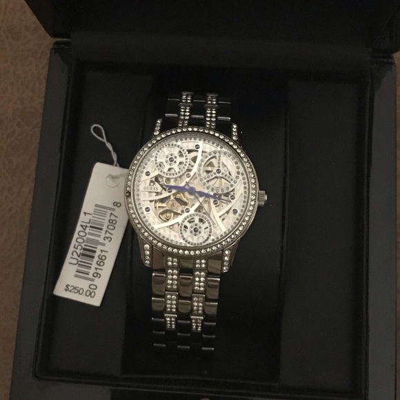 guess skeleton watch